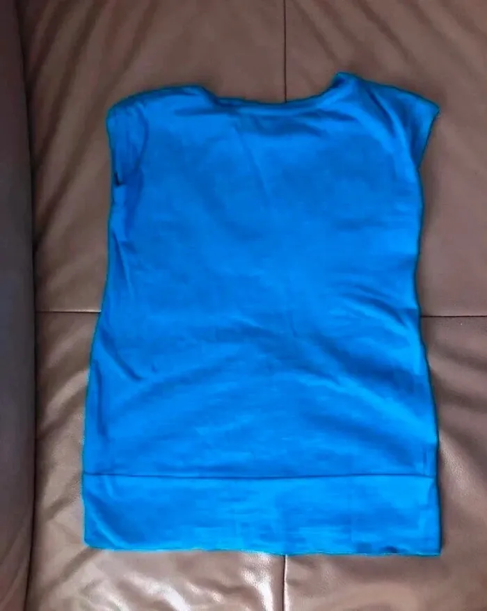 Tee short bleu fille Zara - photo numéro 9