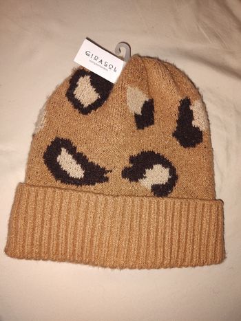 Bonnet femme léopard neuf taille unique
