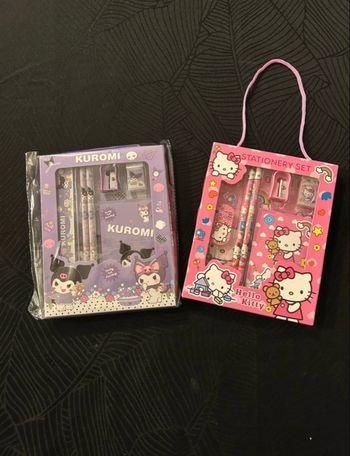 Mini Coffret Papeterie Hello Kitty & Kuromi