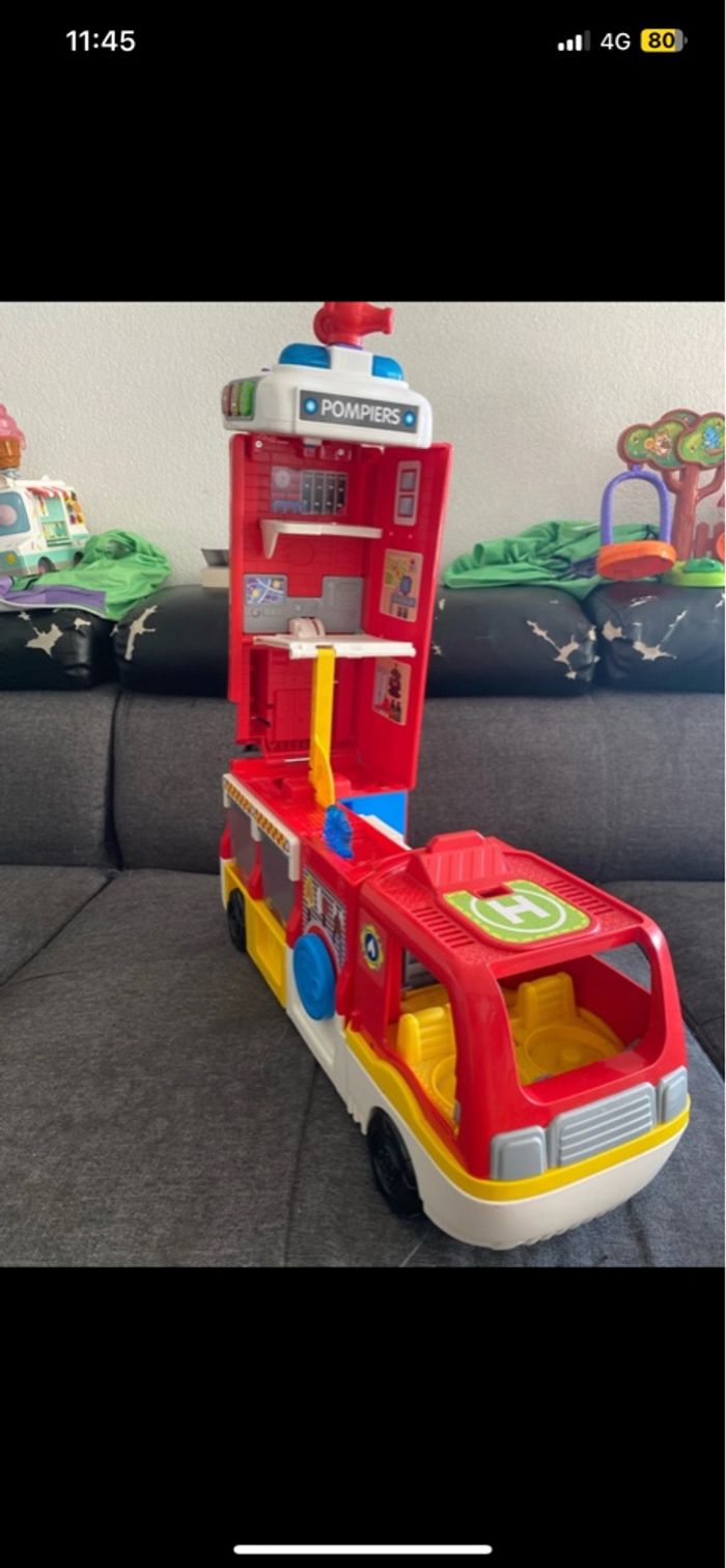 Super camion caserne de pompier tut tut bolides - photo numéro 2