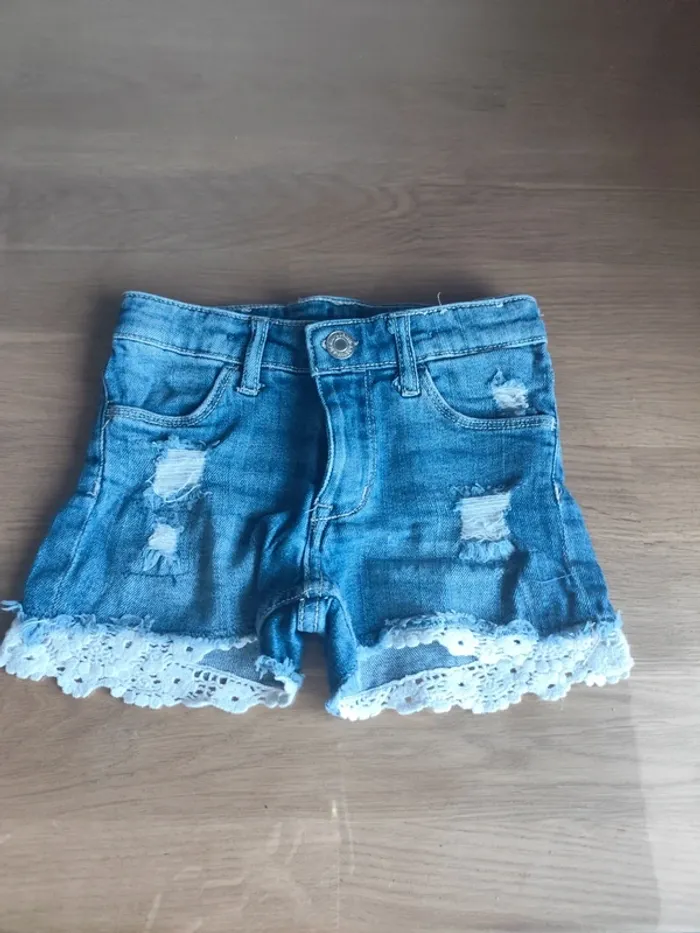 Short en jeans