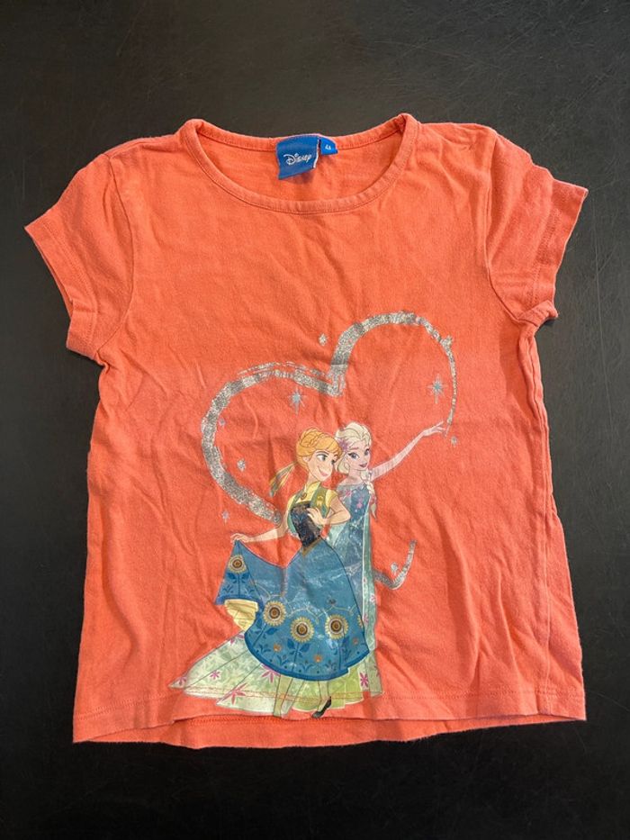 Teeshirt reine des neiges 4 ans