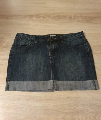 Jupe en jean in extenso