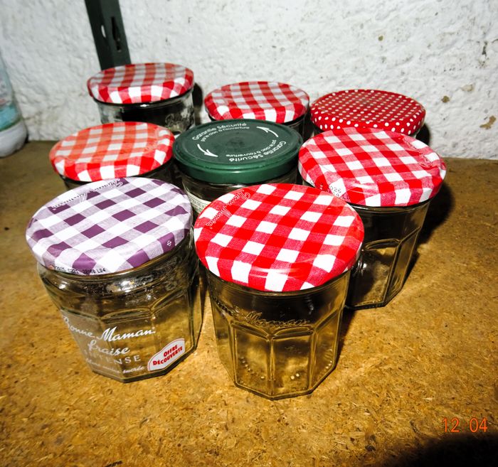 9 bocaux conserve confiture type Bonne Maman - photo numéro 2