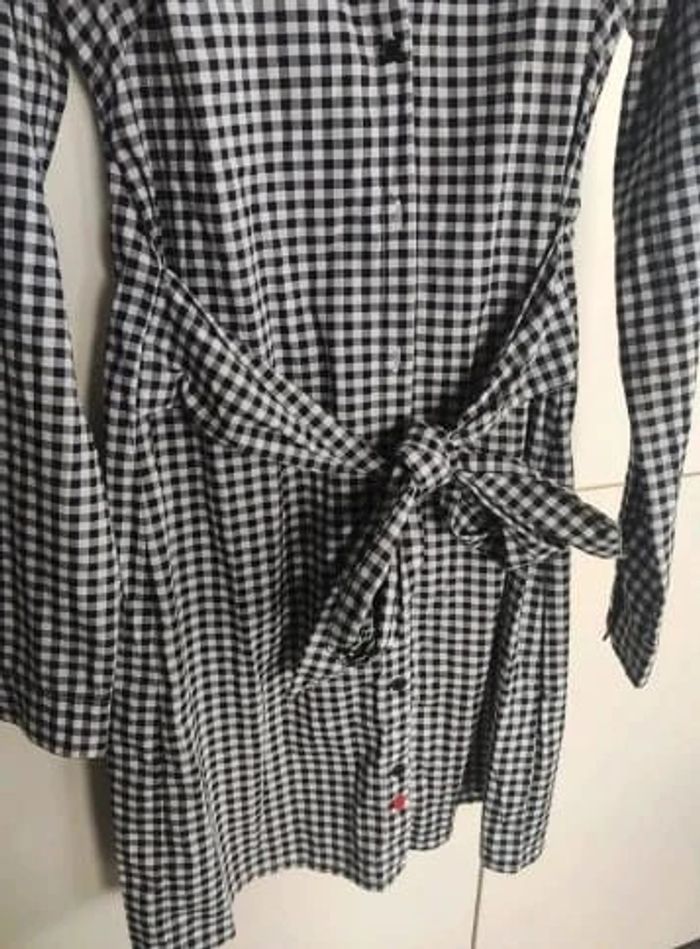Jennyfer Robe tablier vichy XS - photo numéro 4