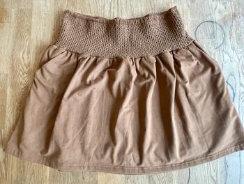 Mini-jupe type daim taille M