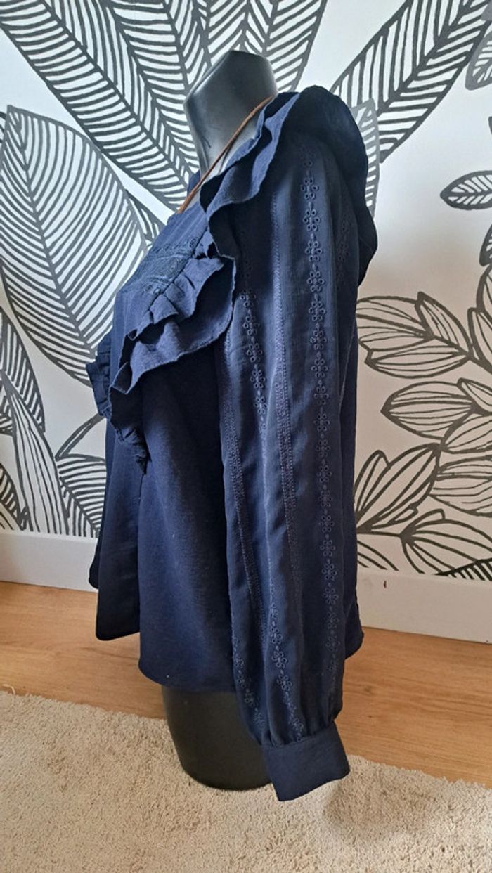 blouse à volants nafnaf 42🌺 - photo numéro 3