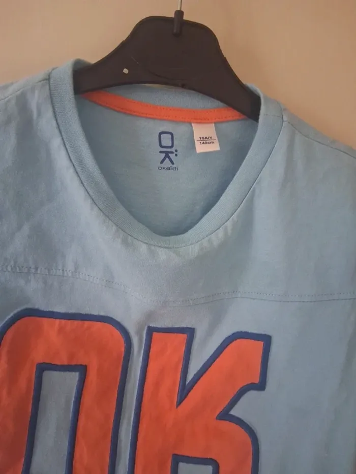 T_shirt enfant Okaidi bleu - photo numéro 3