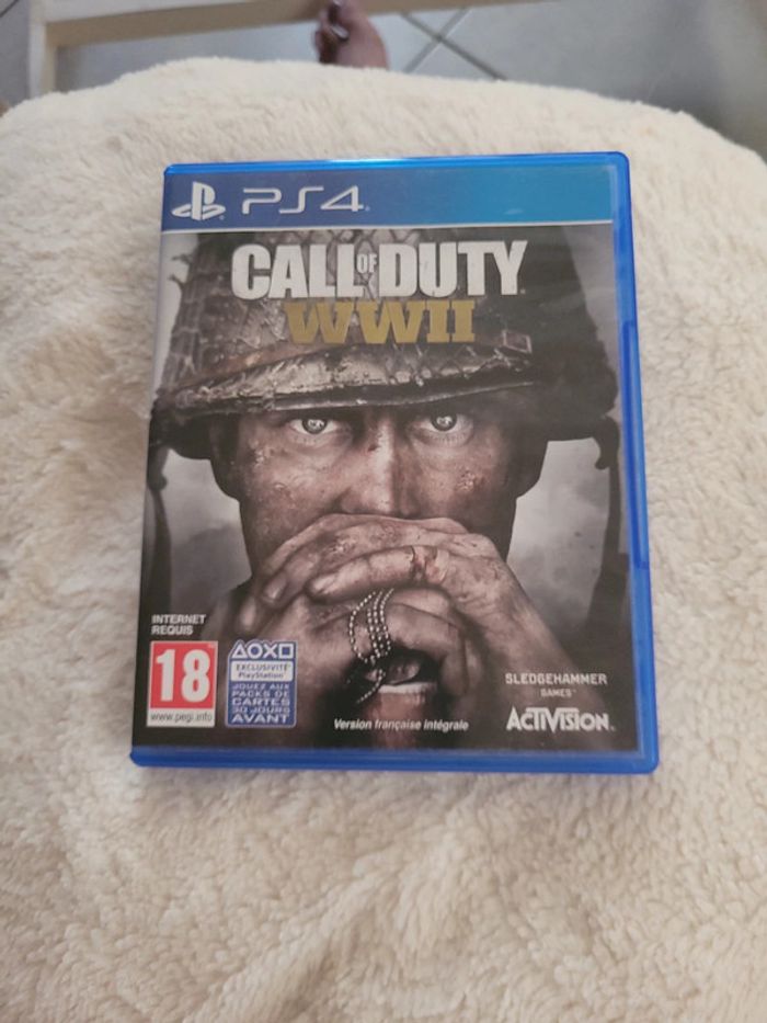 Jeu de PS4 : call of duty ww2