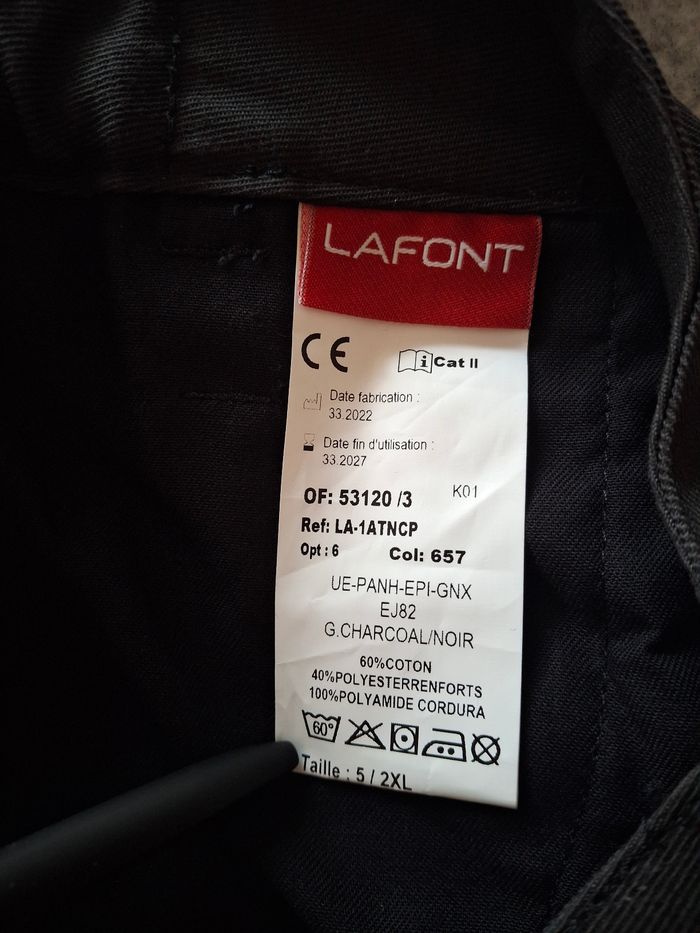 Pantalon de travail homme "2XL" - photo numéro 5