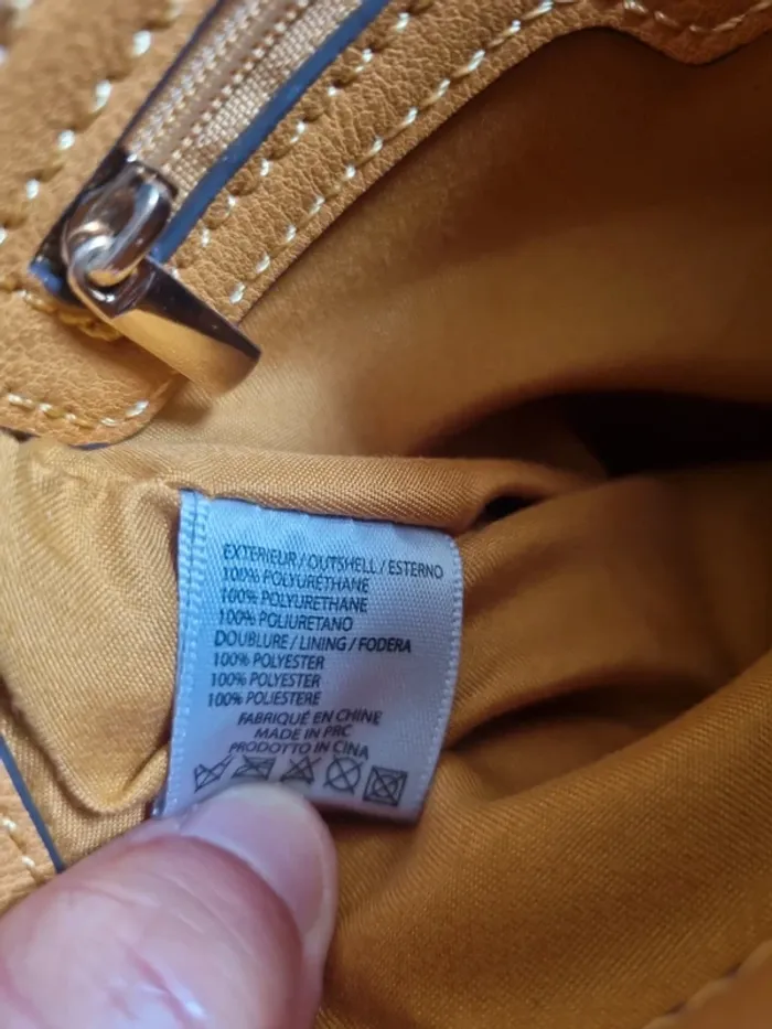 Sac bandoulière moutarde - photo numéro 7