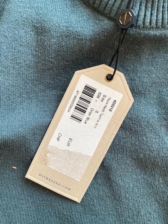 Pull neuf bleu gris - photo numéro 4