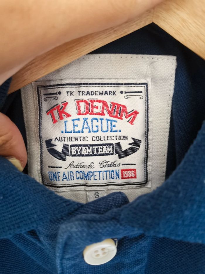 Polo bleu marine tk denim league - photo numéro 5