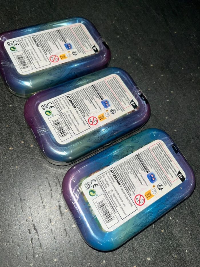 [NEUF] Lot de 3 minitins Pokemon Évolutions Prismatiques EV8.5 Noctali, Givrali & Mentali - photo numéro 5
