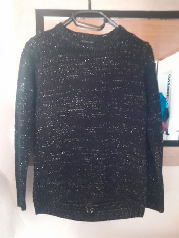 Pull fille 👧 avec nœud rose au dos taille 12 ans