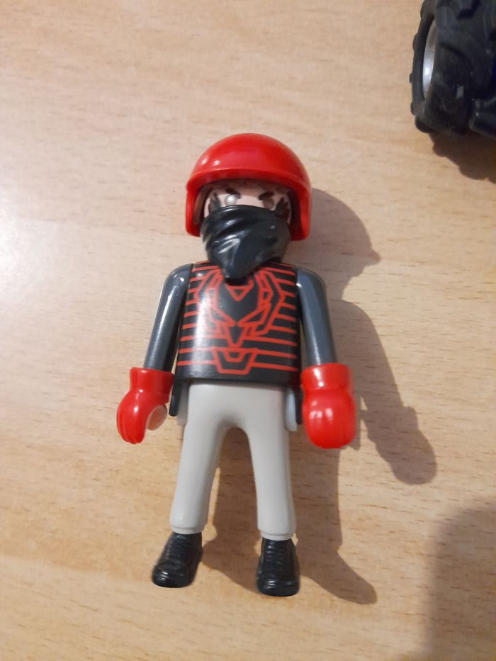 Quad avec bandit playmobil - photo numéro 2