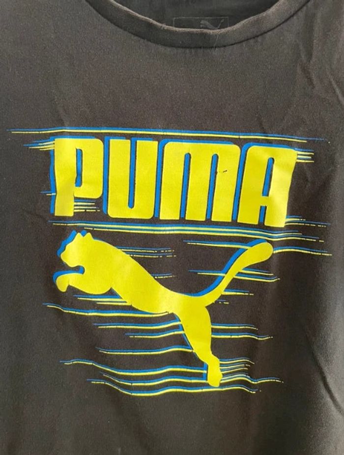 T-shirt manches courtes Puma T12 ans - photo numéro 3