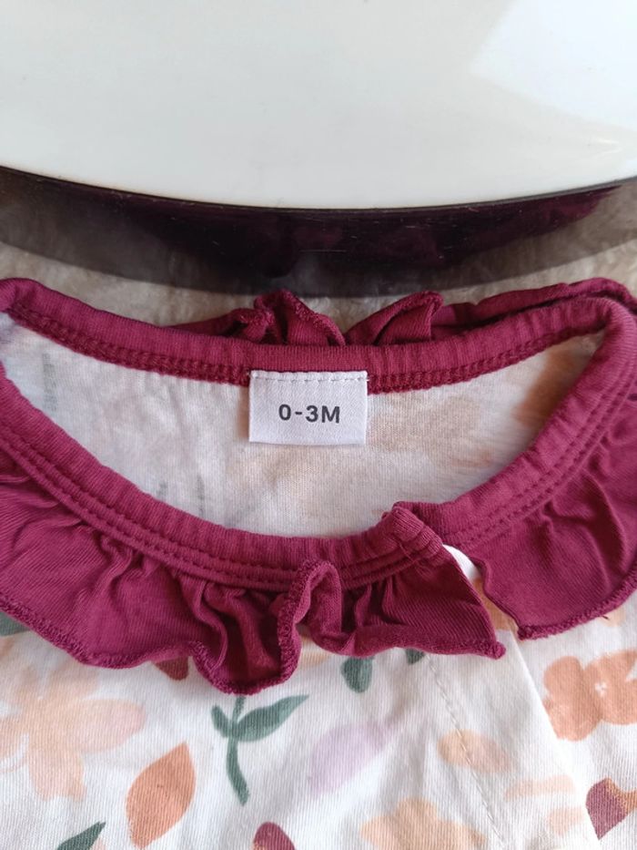 Pyjama grenouillère été léger coton Fille 0/3 mois - photo numéro 5