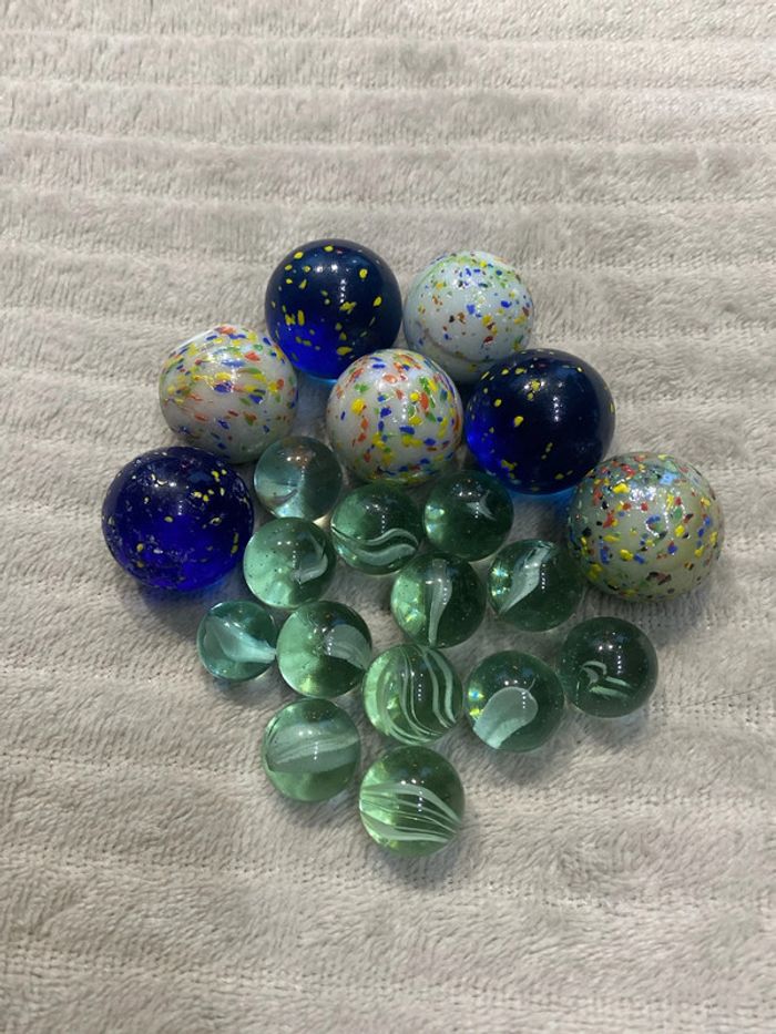 Billes de taille différentes