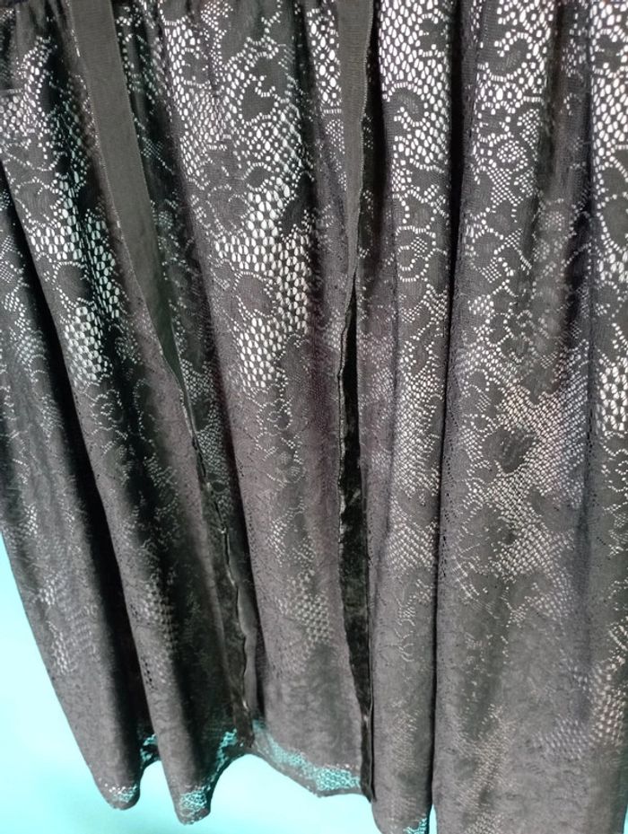 Robe chic à bretelles dentelle noire - photo numéro 3