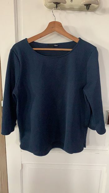 T-shirt épais manches trois quarts