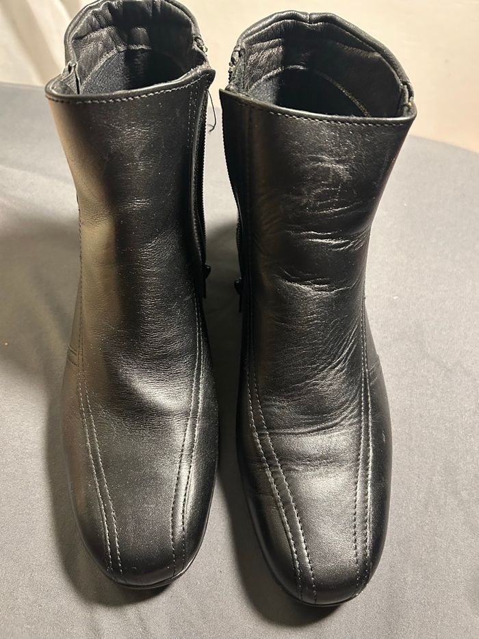 Bottines en cuir confort taille 38 neuves - photo numéro 6