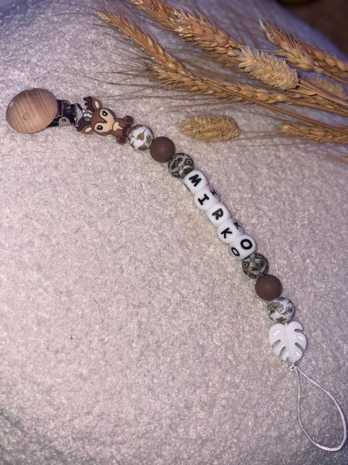 Attache tétine & Porte clés personnalisé - photo numéro 3