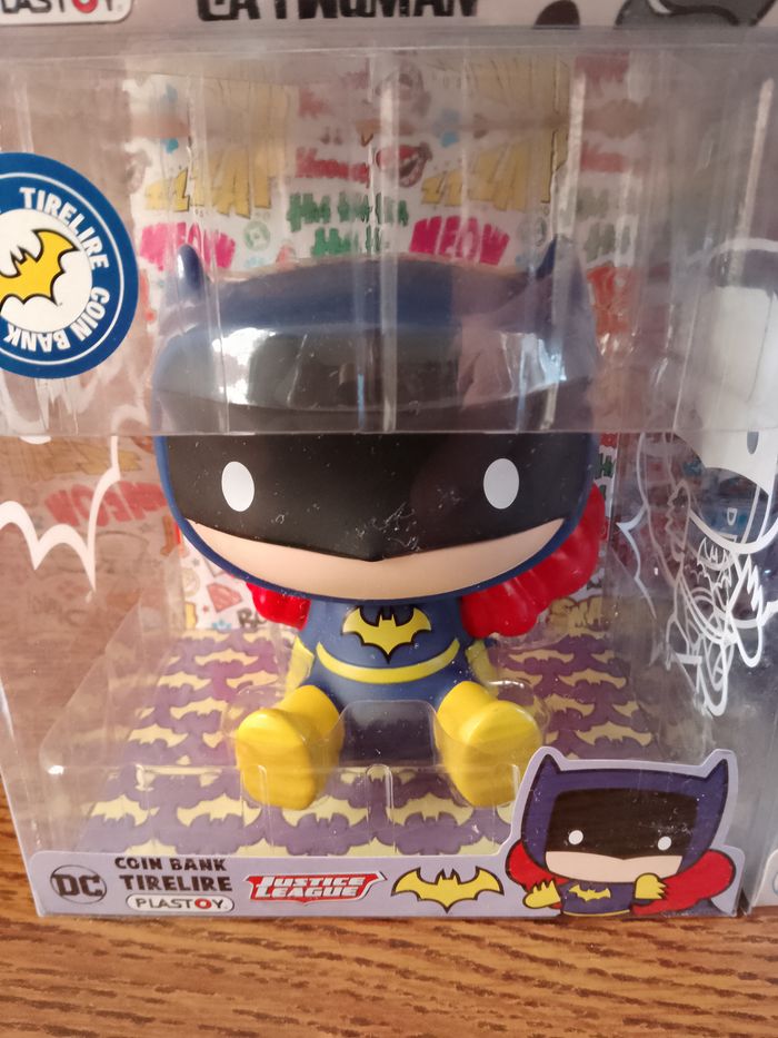 figurines grosses têtes style funko pop tirelire plastoy dc comics - photo numéro 7