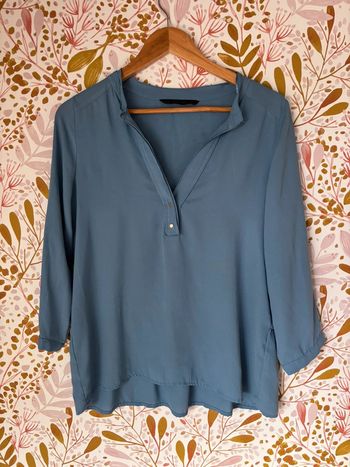 Blouse bleu Zara