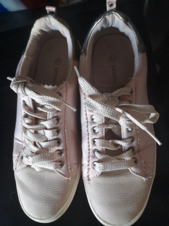 Baskets Promod rose poudré - photo numéro 4