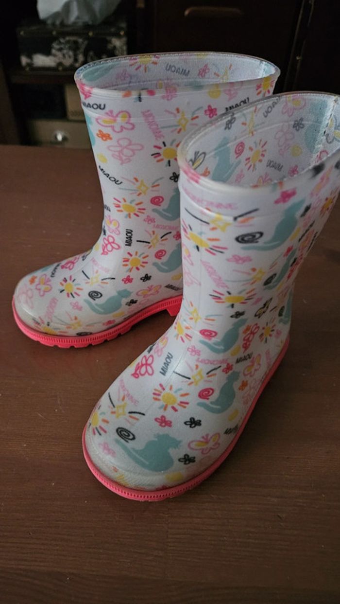 Bottes de pluie taille 24 - photo numéro 3