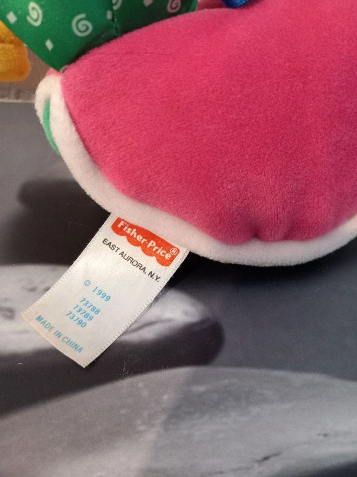 Peluche pastèque 🍉 fisher price 1999 assez rare - photo numéro 5