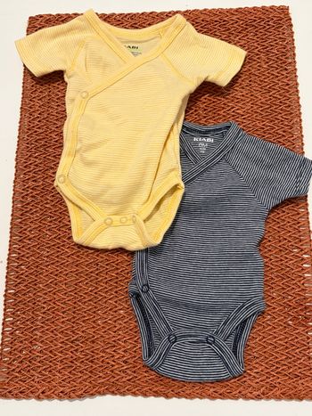 Lot bodies naissance Kiabi