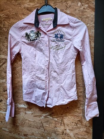 Chemise rose