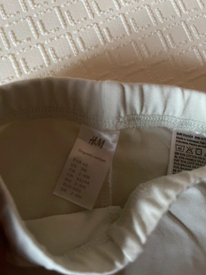 Lot de 4 shorts-cycliste H&M taille 3 mois neuf sans étiquette - photo numéro 5