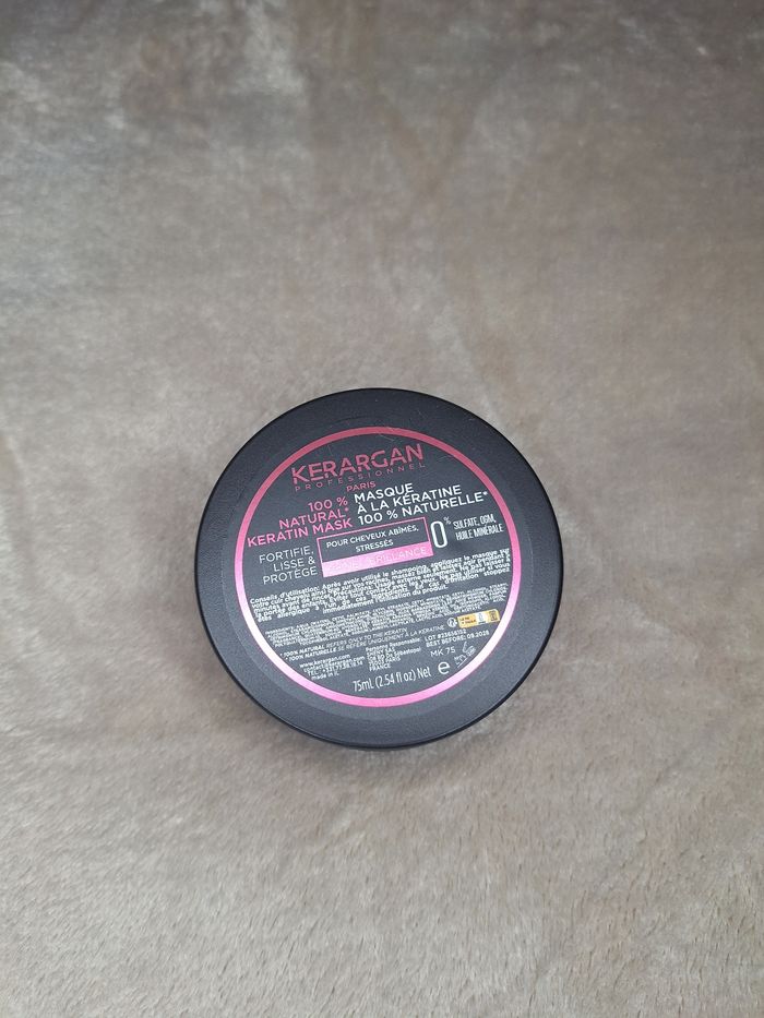 Masque à la kératine 100% naturelle 75ml neuf - photo numéro 1