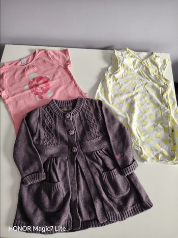 Lot de 3 articles vêtements enfants fille, 23 mois