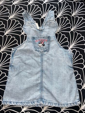 Robe salopette en denim Minnie