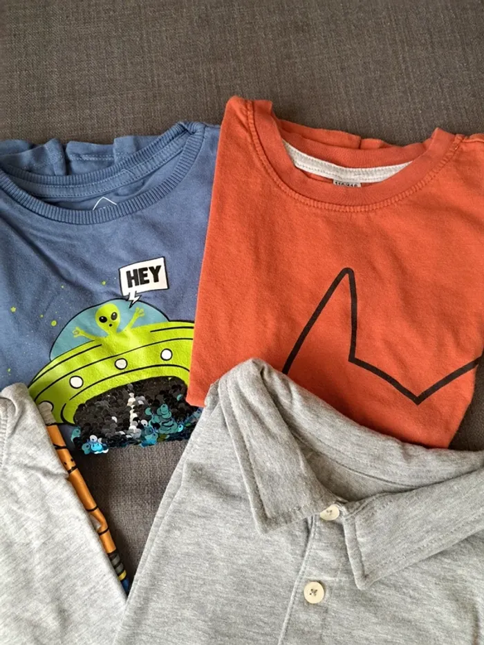 Lot de 5 t shirt - photo numéro 3