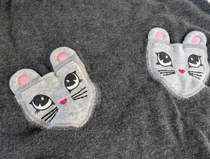 Robe pull chatons fille 3 ans - photo numéro 2