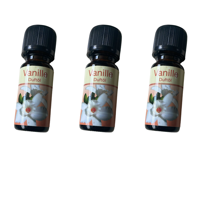 Lot 3 Huiles Vanille Duftöl de 10 ml Neuf