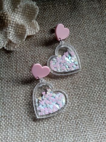 Collier coeur 🤍 cœurs 🩷.