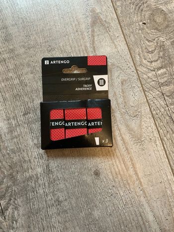 Surgrip de tennis rouge tacky adherance