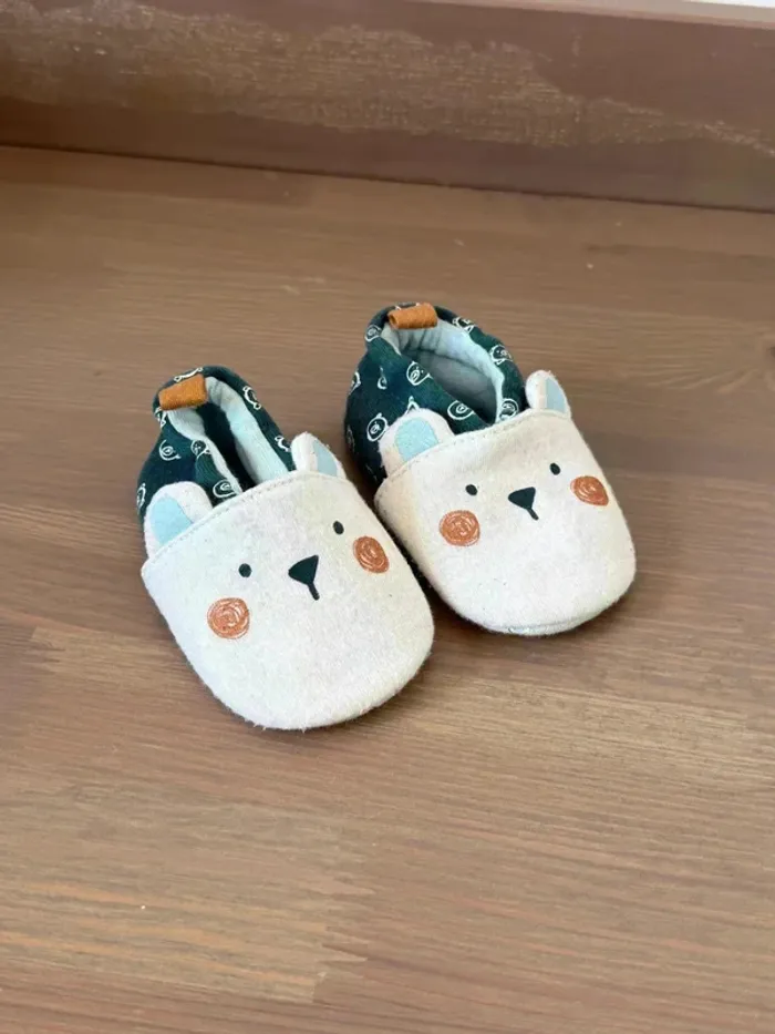 Chaussons Bébé 3-6 Mois - Très Bon État