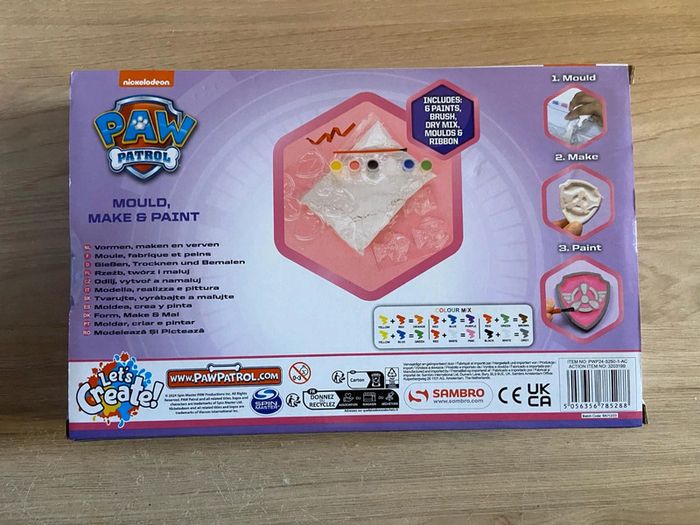 Kit créatif plâtre paw patrol - photo numéro 2
