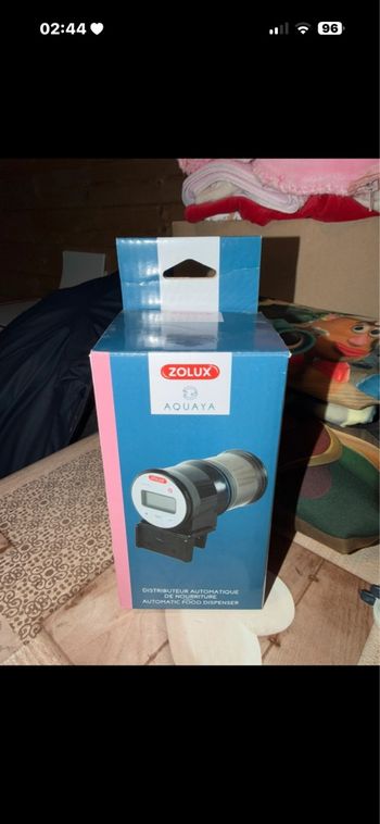 Distributeur nourriture poisson zolux