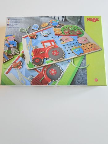 Jeu de laçage haba thème la ferme complet