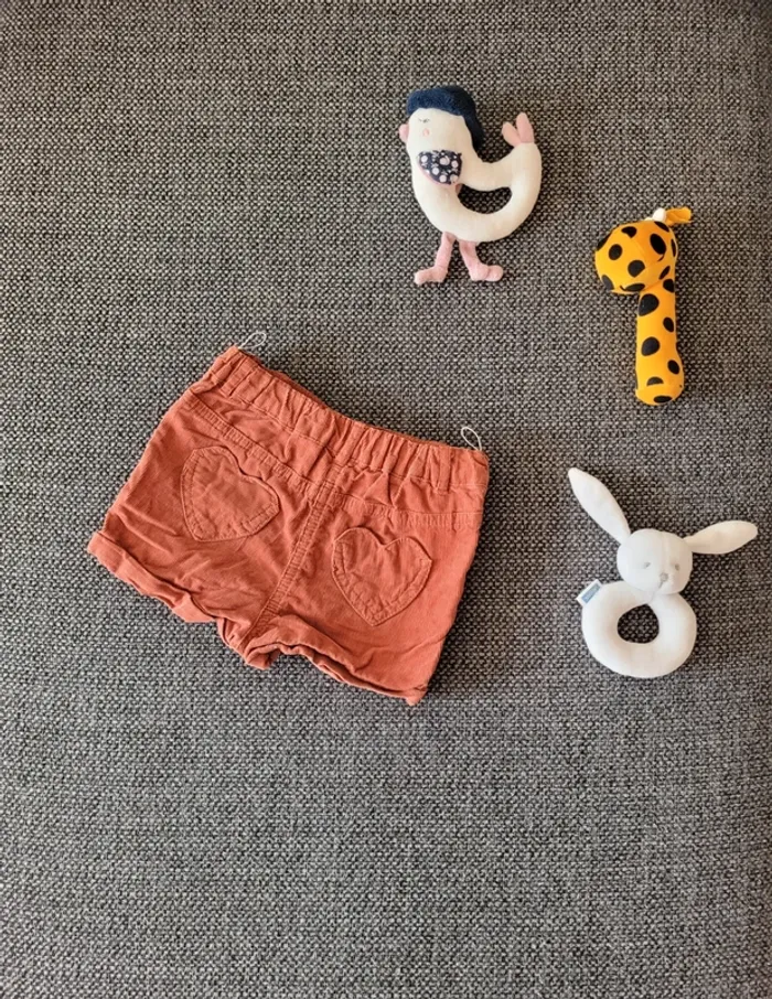 Short velours côtelé fille C&A 92 cm - photo numéro 3