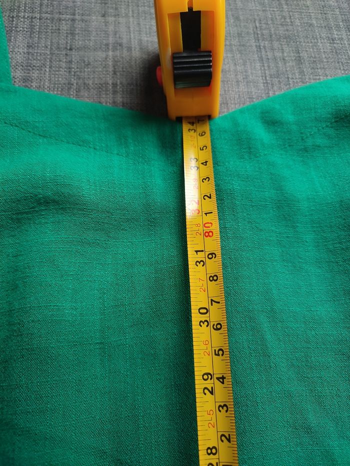 Robe en lin verte taille 36 - photo numéro 4