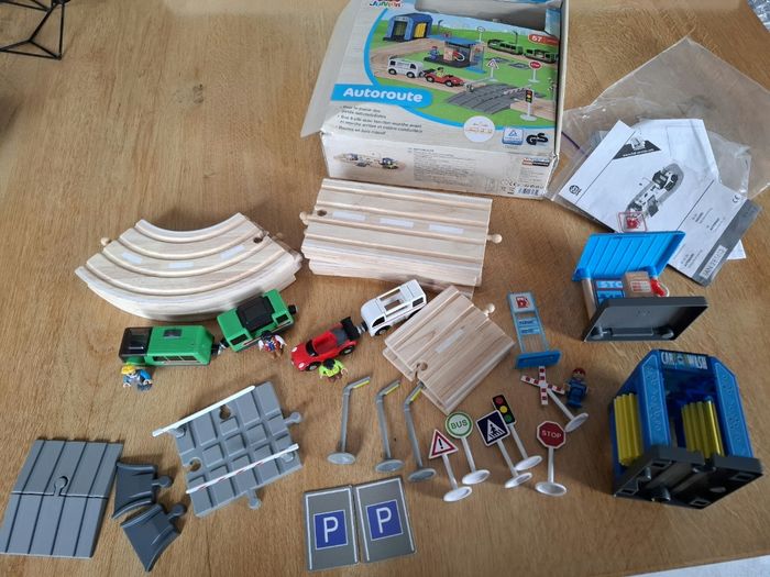 Circuit en bois autoroute